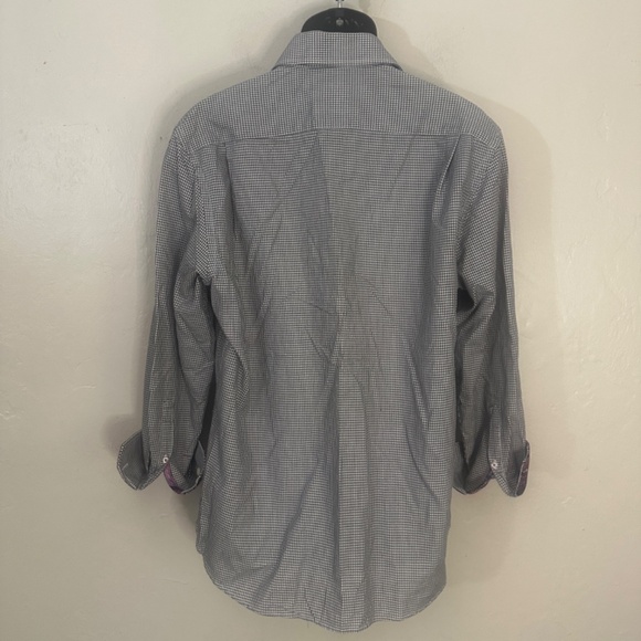 Michelson's London Contrast Long Sleeve Shirt Large Gently worn 100% cotton - Picture 4 of 5